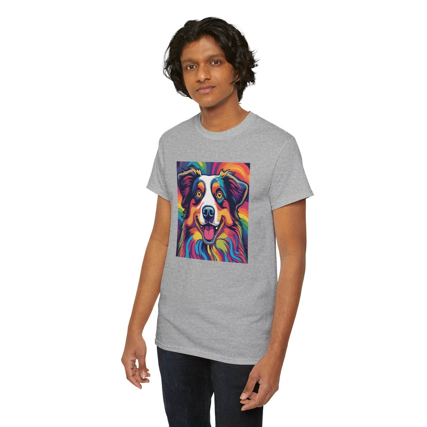 Psychedelic Australian Shepherd T-shirt