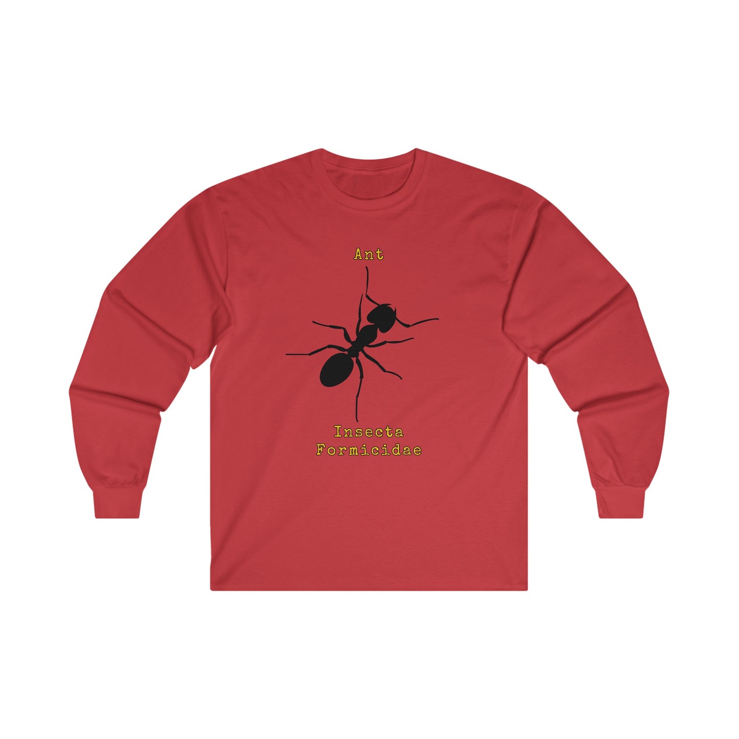 Ant with Scientific Names - Long Sleeve Tee