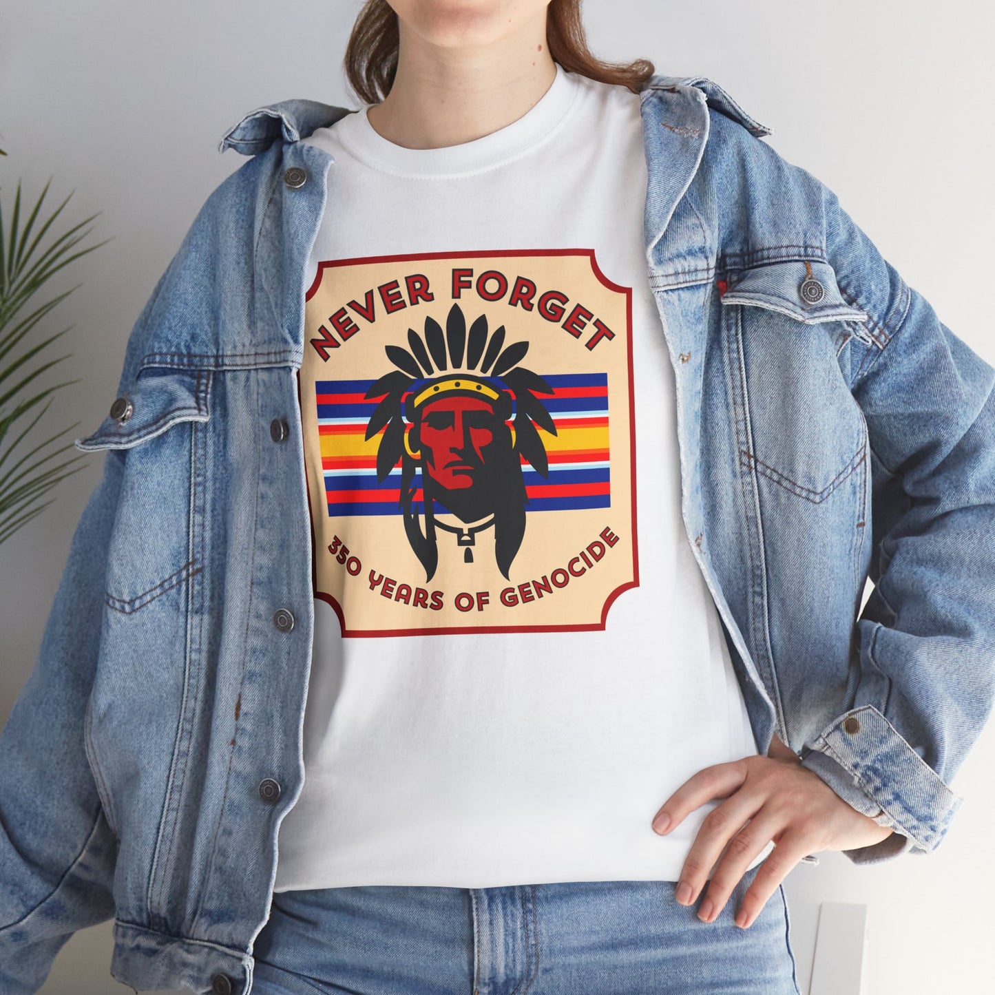 Never Forget - 350 Years of Genocide T-shirt