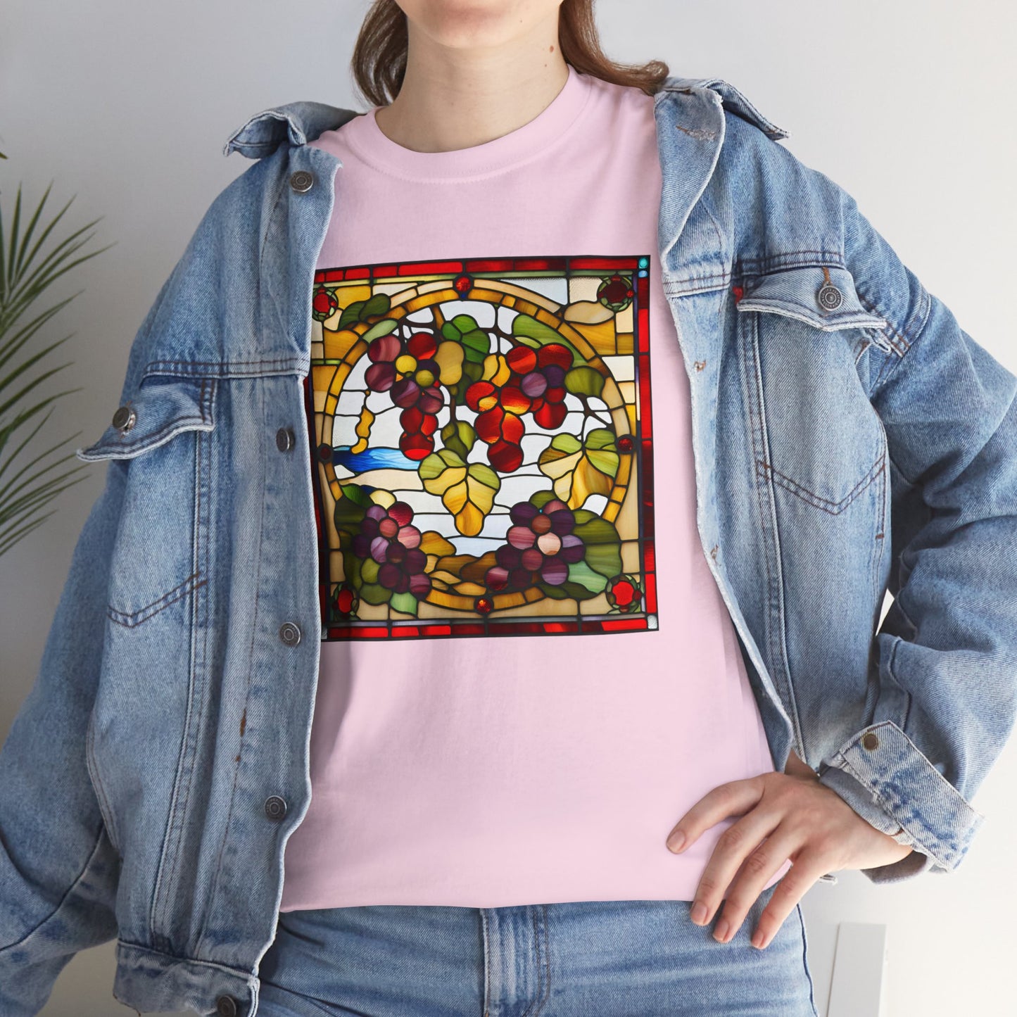 Grapes Stained Glass T-shirt