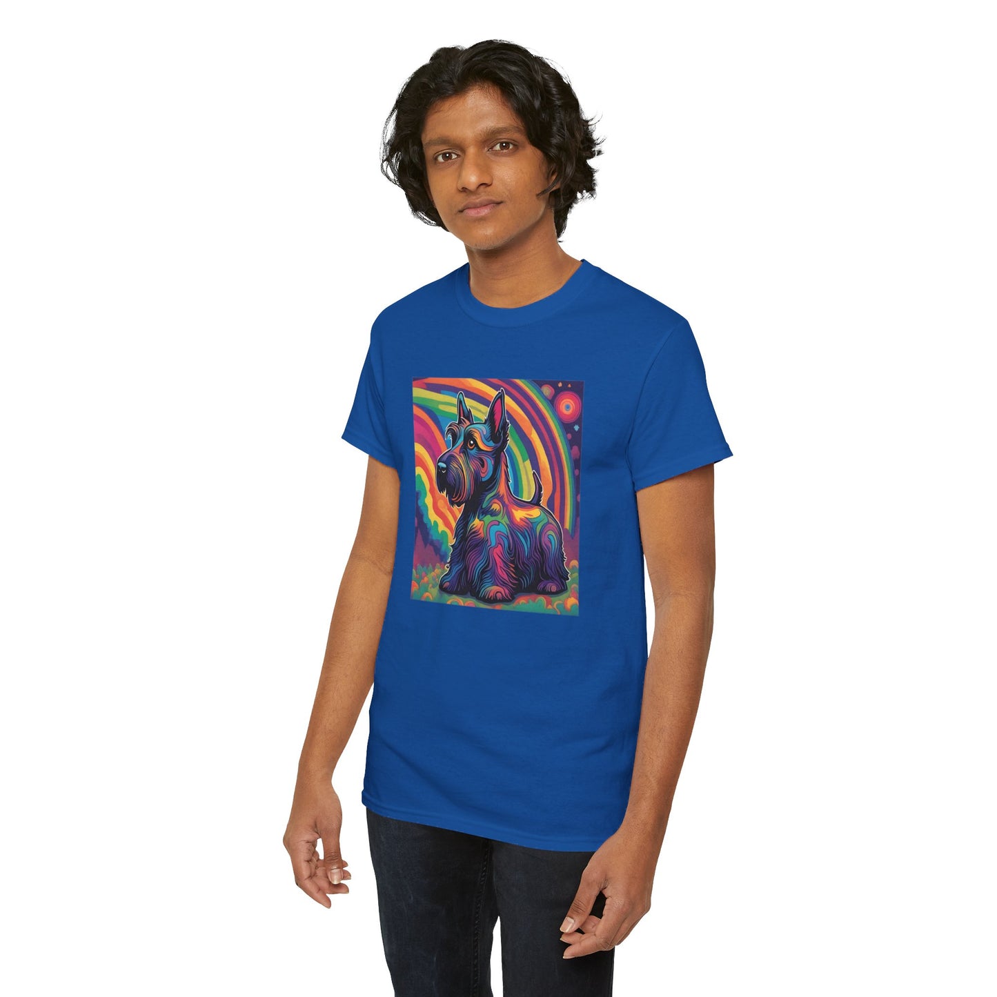 Psychedelic Scottish Terrier T-shirt