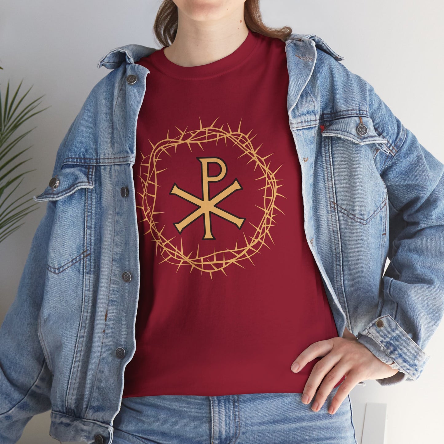 Crown of Thorns and Chi Rho T-shirt