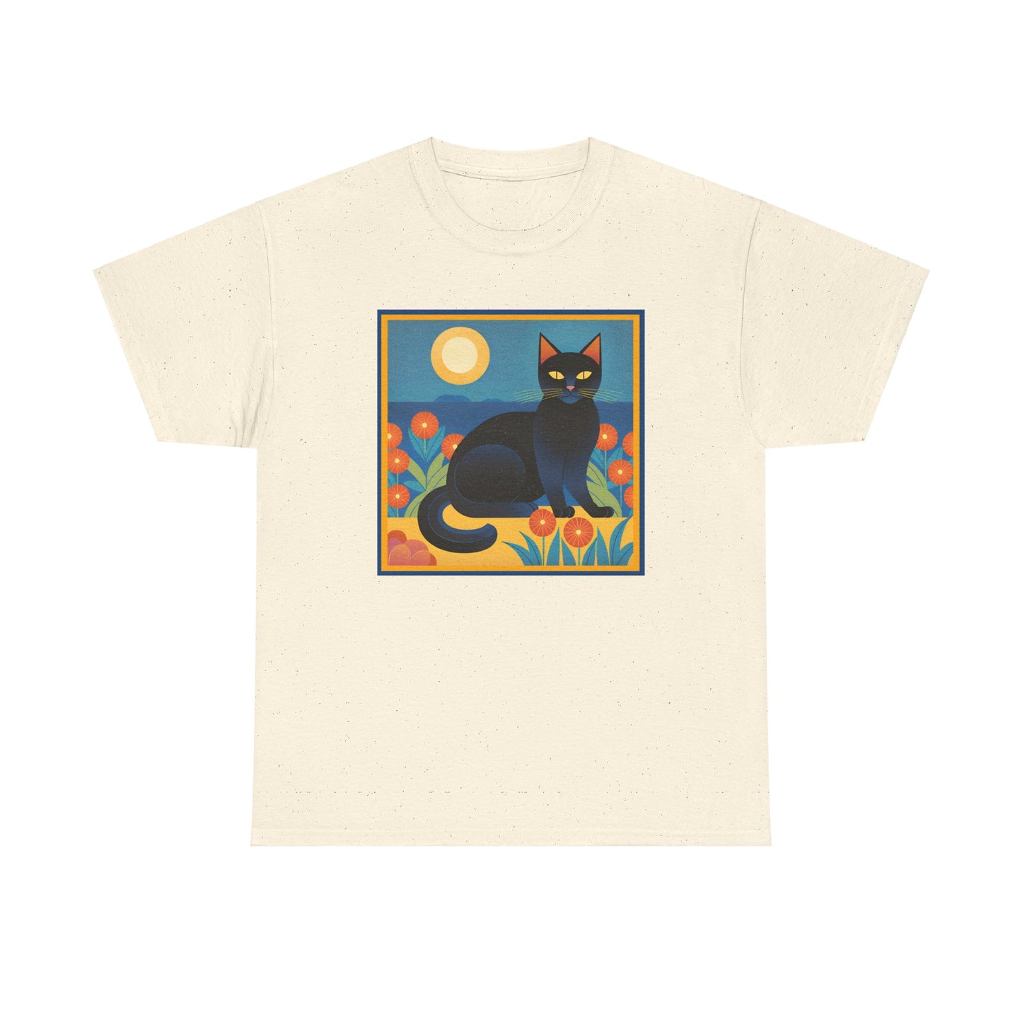 Black Cat Retro v2 T-shirt