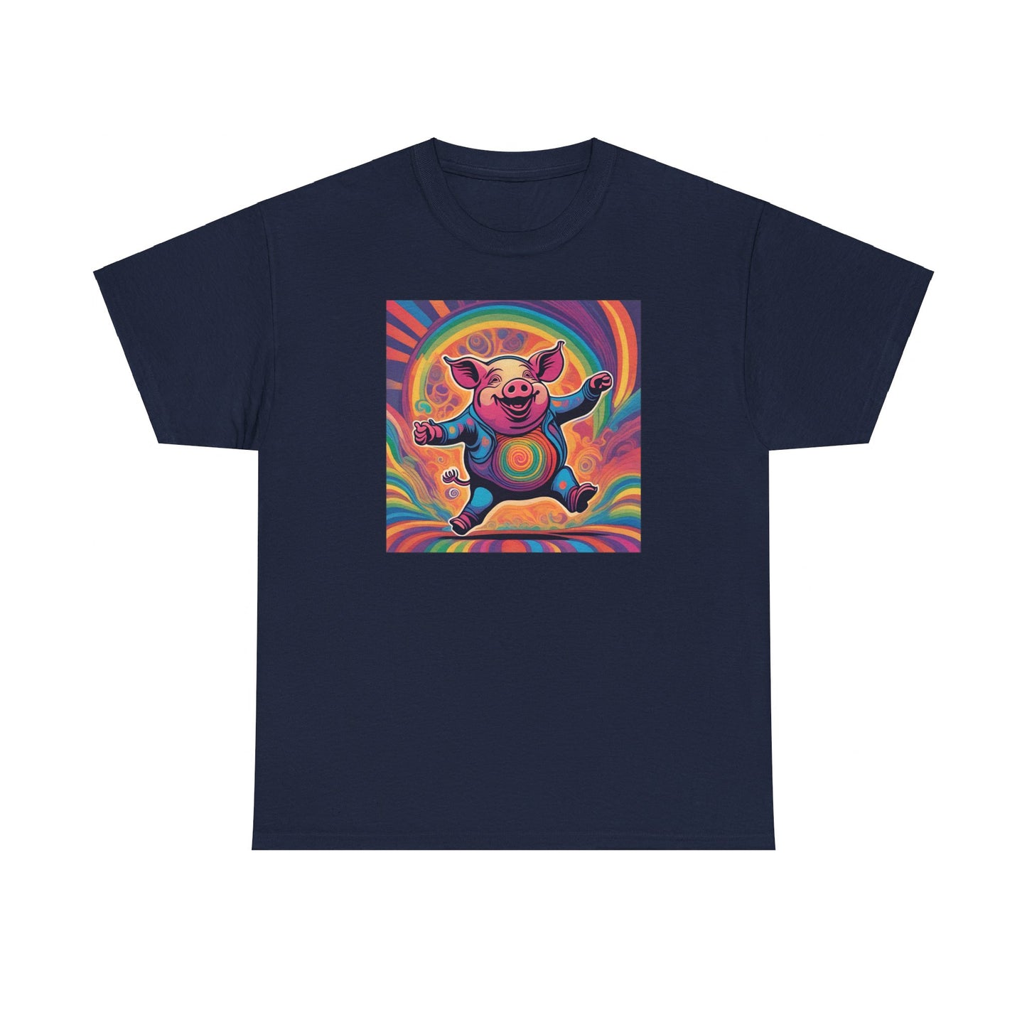 Psychedelic Dancing Pig T-shirt