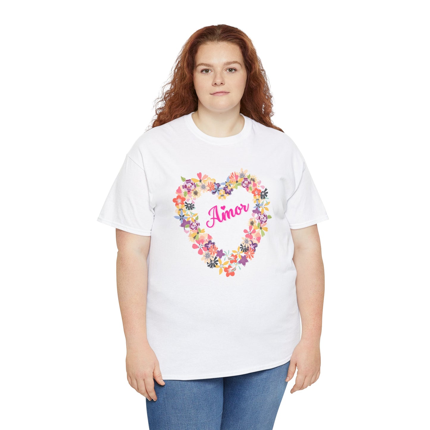 Amor with Flower Heart T-shirt