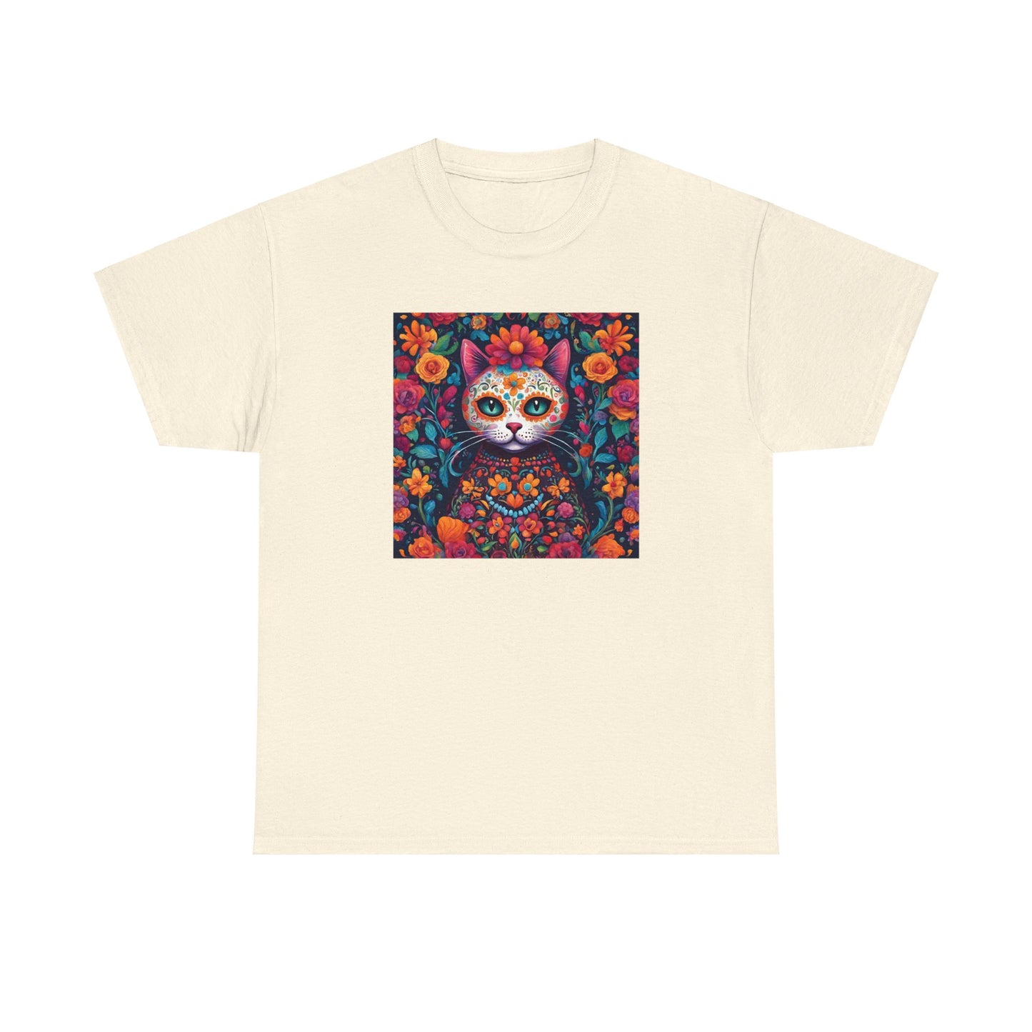 Day of the Dead Cat v5 T-shirt