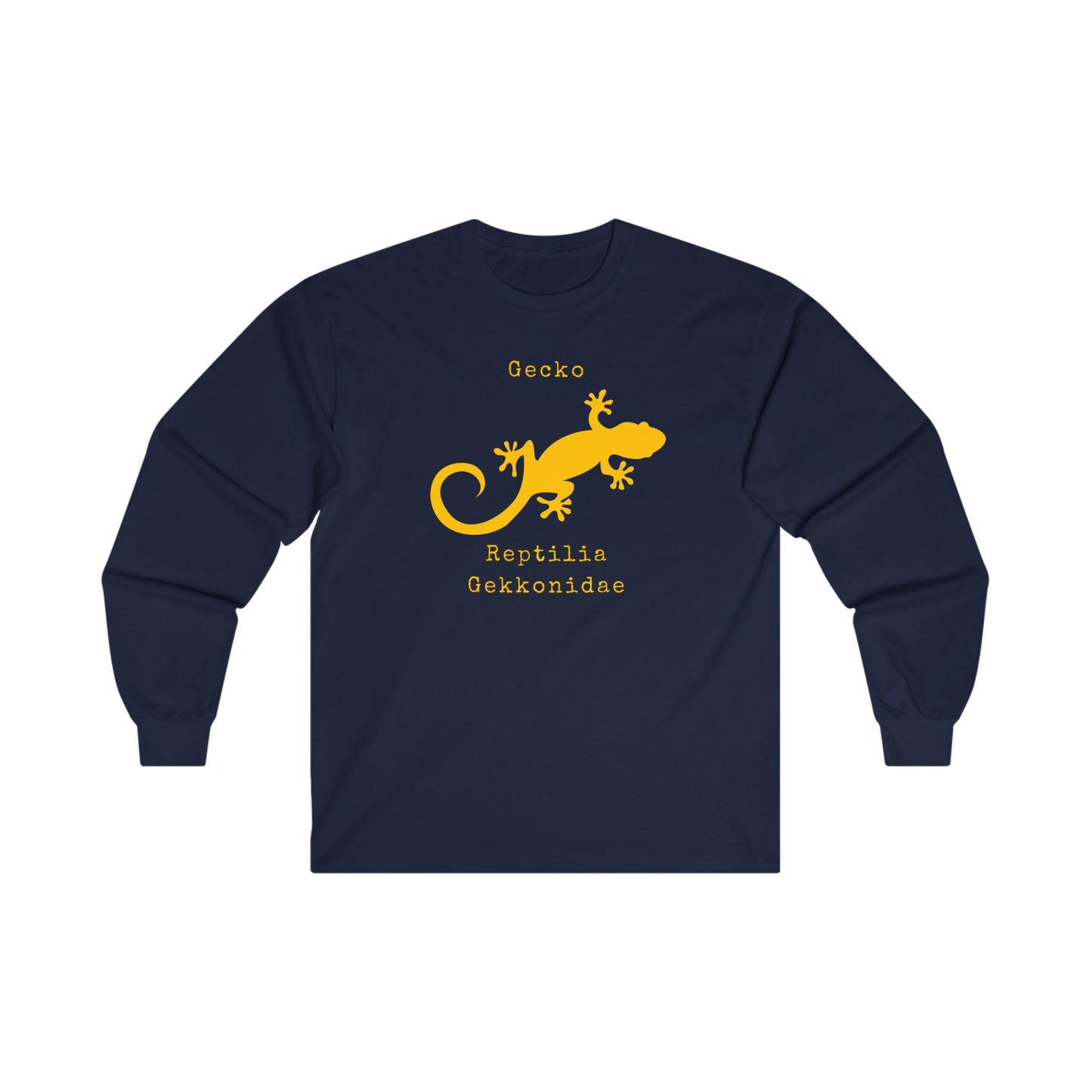 Gecko with Scientific Names - Long Sleeve Tee