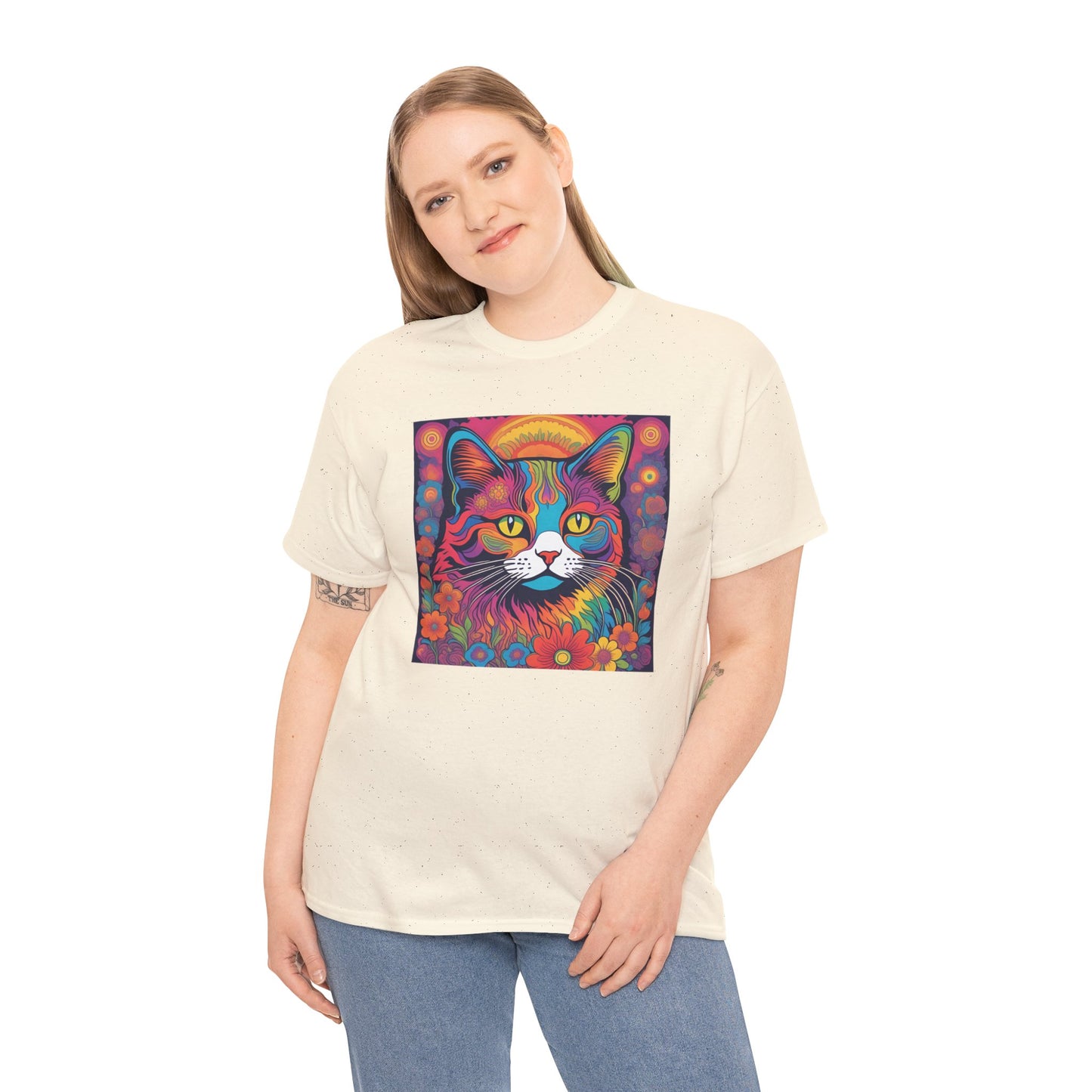 Psychedelic Cat T-shirt