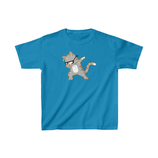 Cat Dabbing - Kids Heavy Cotton™ Tee