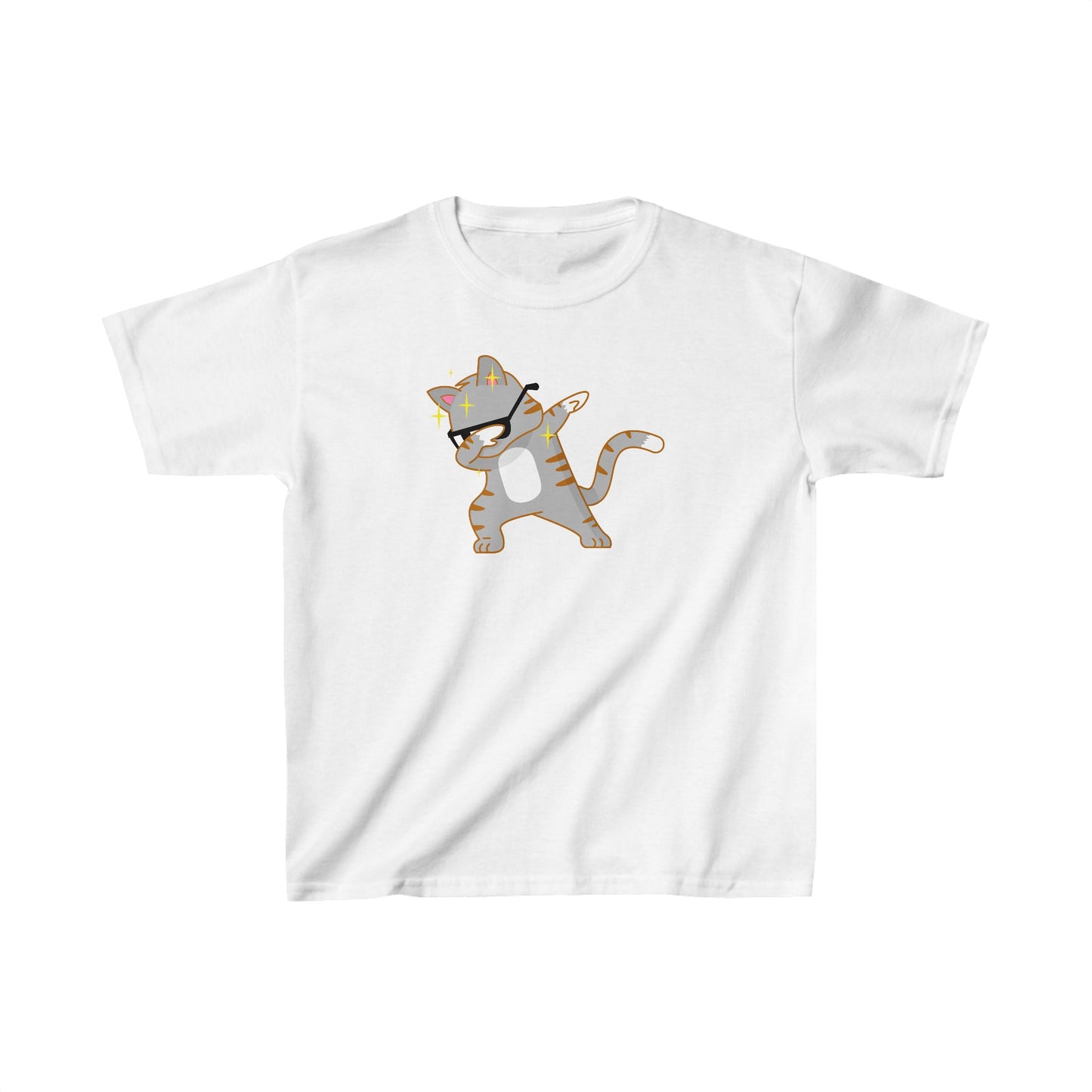 Cat Dabbing - Kids Heavy Cotton™ Tee