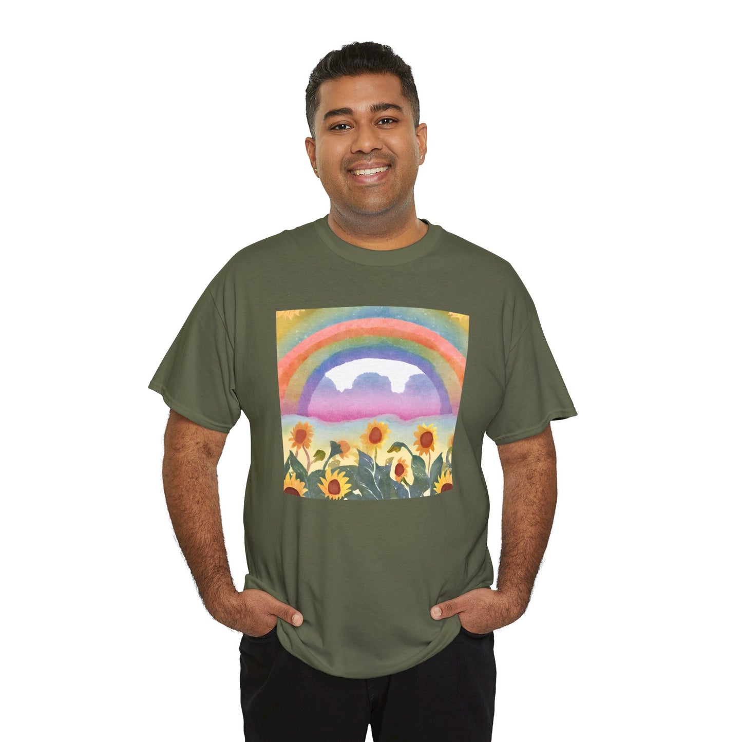 Sunflowers & Rainbow v3 T-shirt