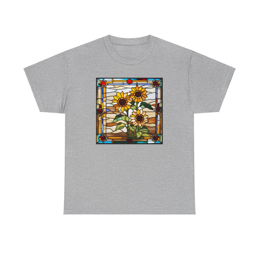 Sunflowers Stained Glass T-shirt