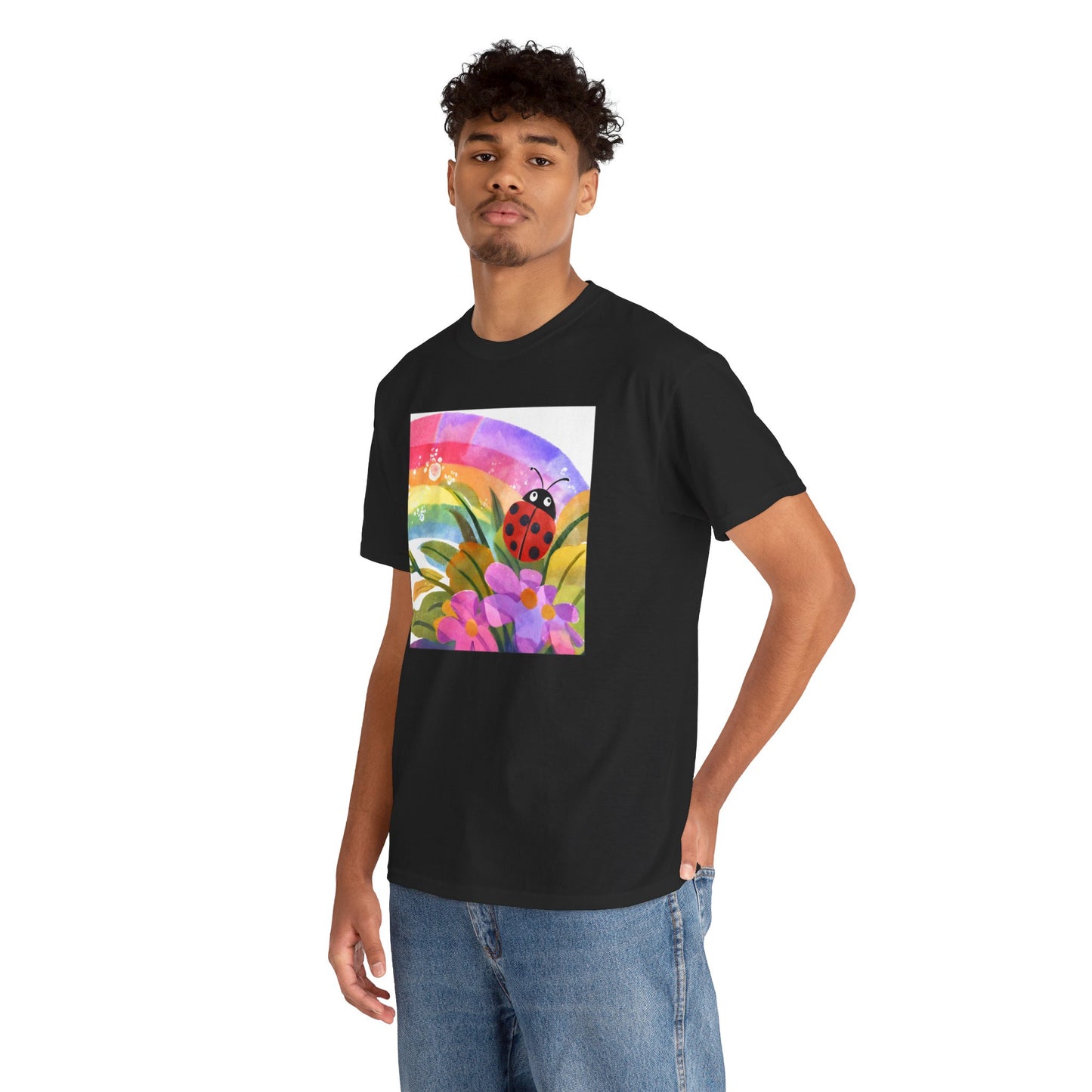 Ladybug in Garden v3 T-shirt