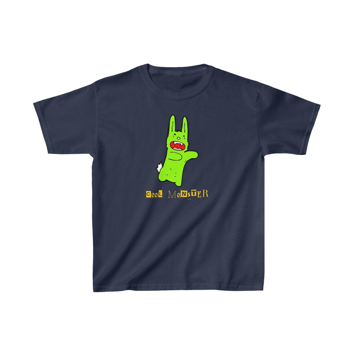 Cool Monsters - Fang - Kids Heavy Cotton™ Tee