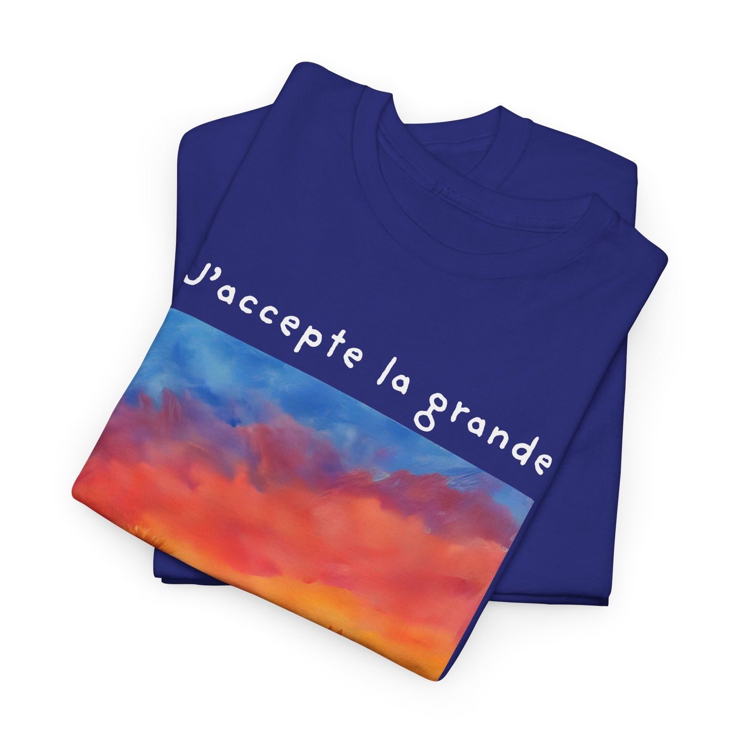 J'accepte la grande aventure d'être moi (I accept the great adventure of being me) - Simone De Beauvoir  T-shirt