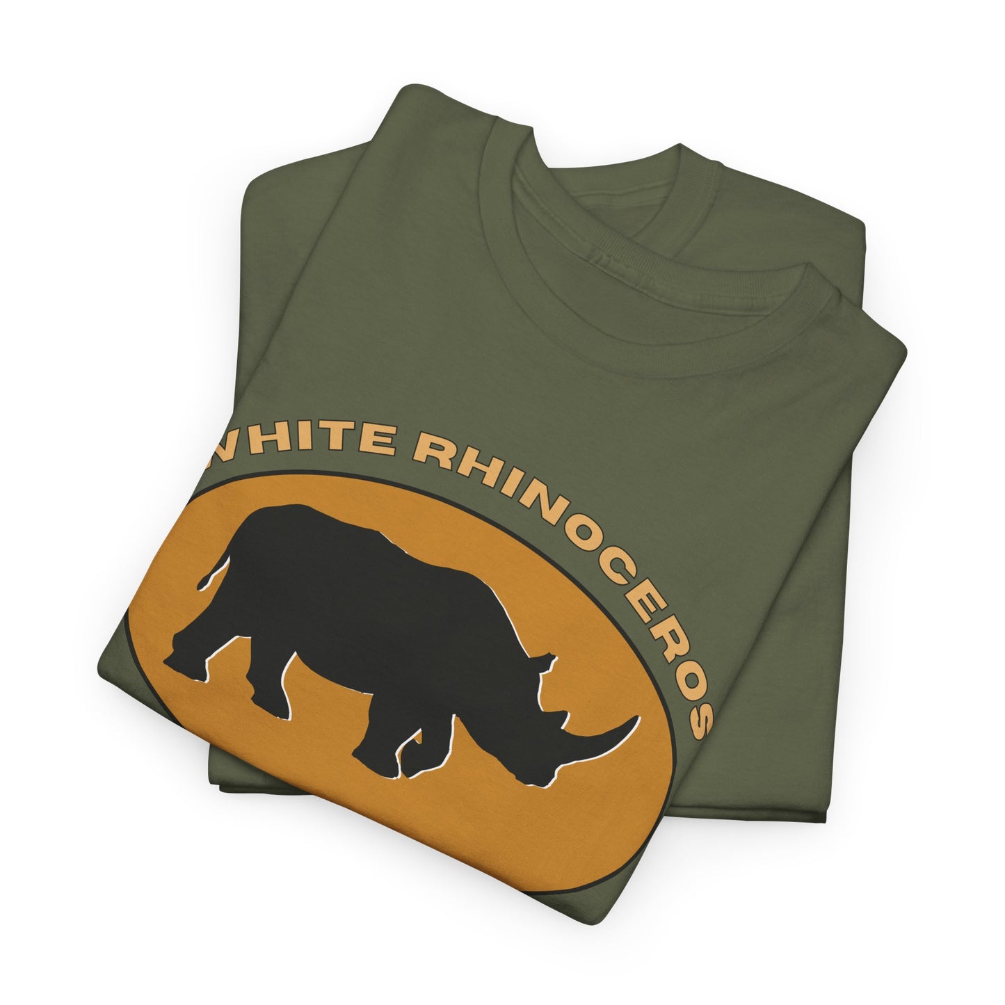 White Rhinoceros with Scientific Names T-shirt