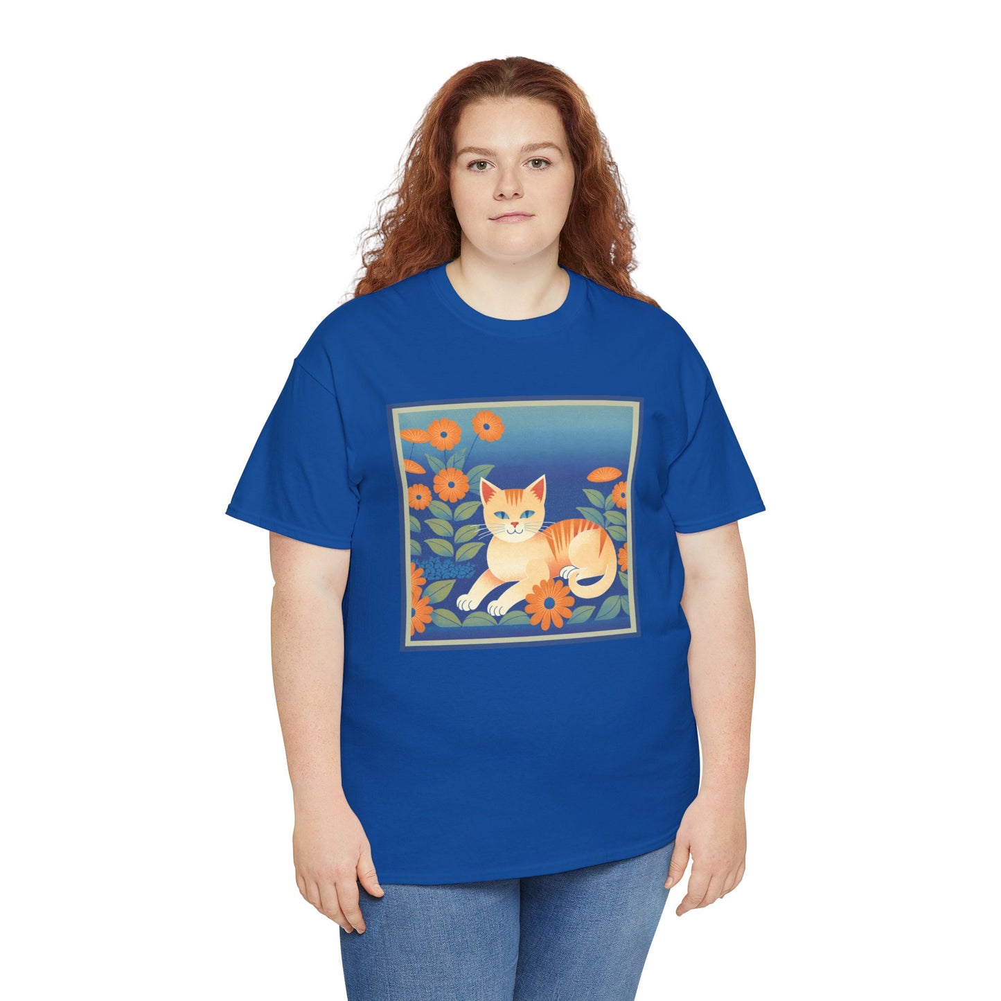 Tiger Cat Retro T-shirt