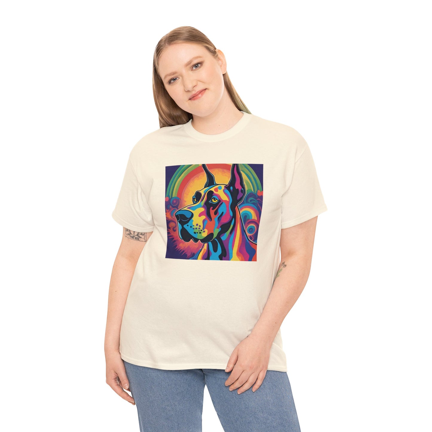 Psychedelic Great Dane T-shirt