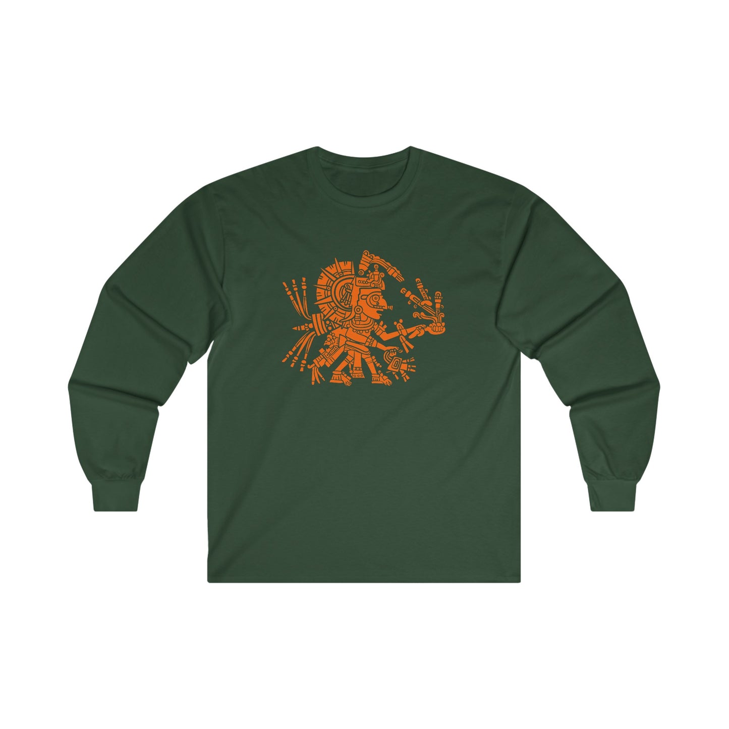 Aztec Sun God (Tonatuih) - Long Sleeve Tee