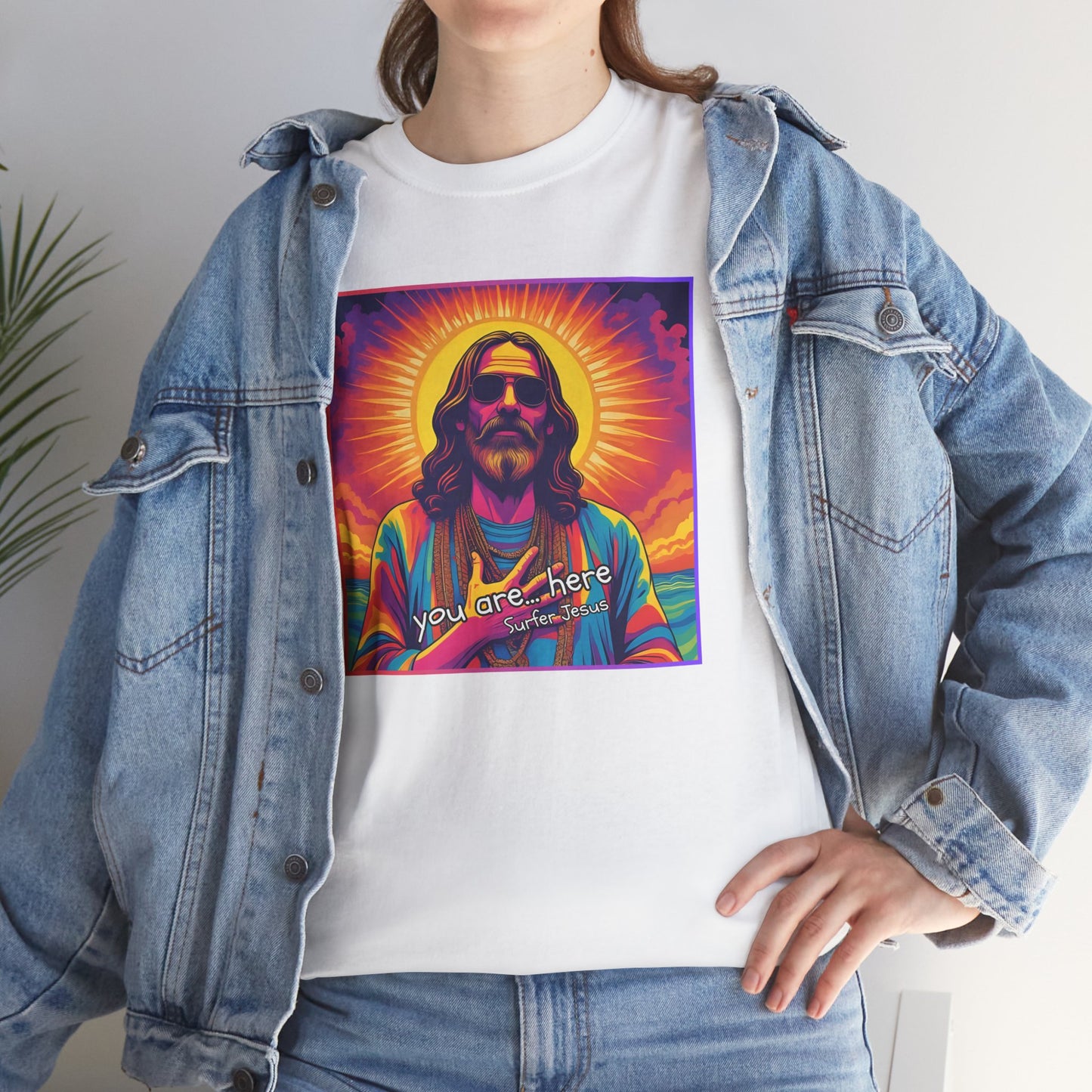 You are... here -   Surfer Jesus - T-shirt