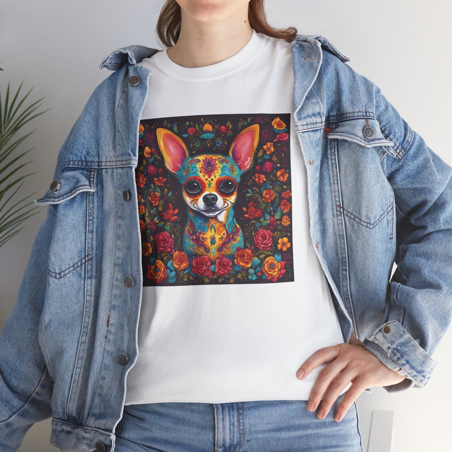 Day of the Dead Chihuahua v2 T-shirt