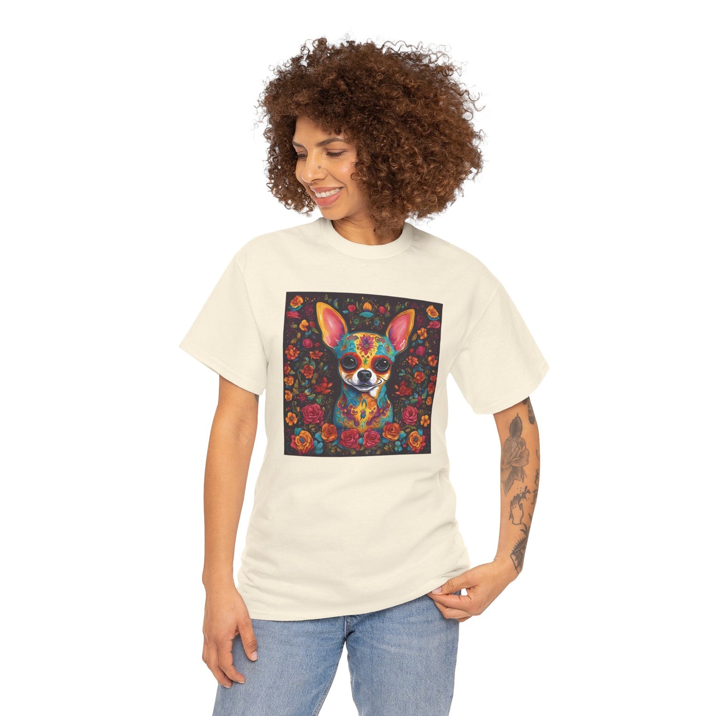 Day of the Dead Chihuahua v2 T-shirt