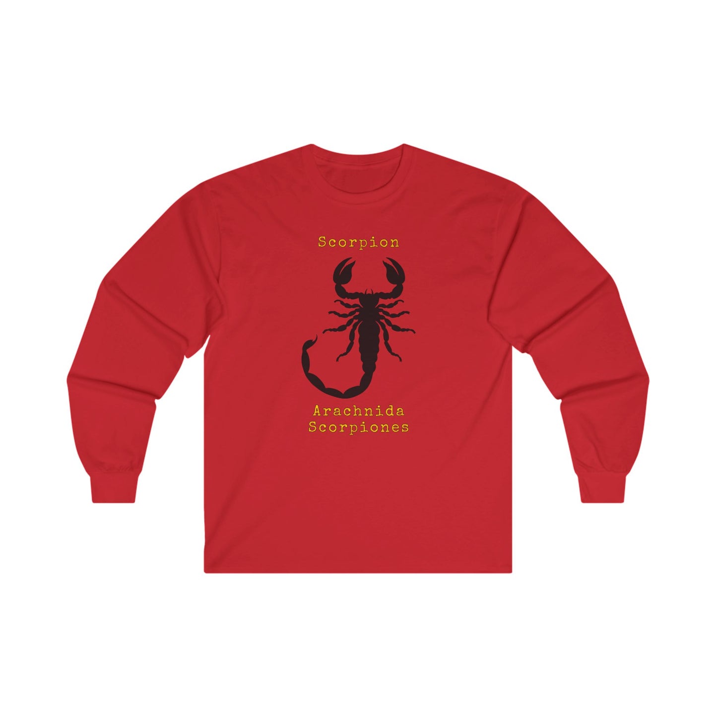 Scorpion with Scientific Names - Long Sleeve Tee