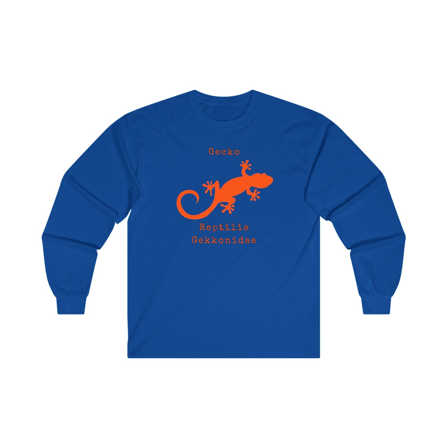 Gecko with Scientific Names - Long Sleeve Tee