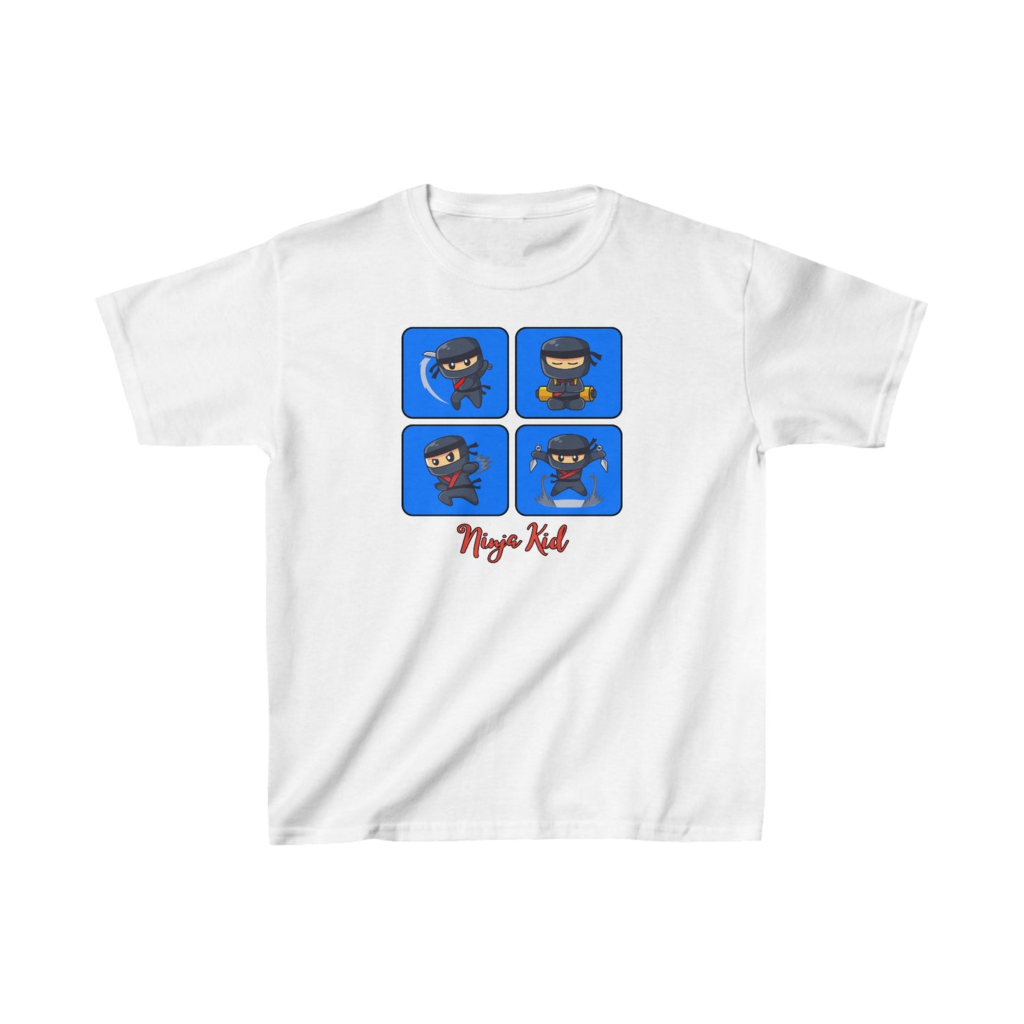 Ninja Kid Quad - Kids Heavy Cotton™ Tee