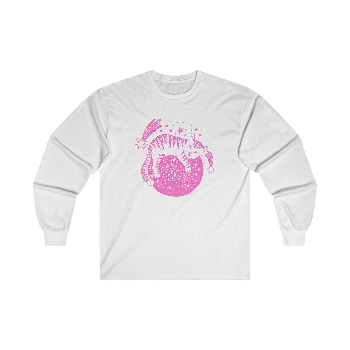 Cat on the Moon - Long Sleeve Tee