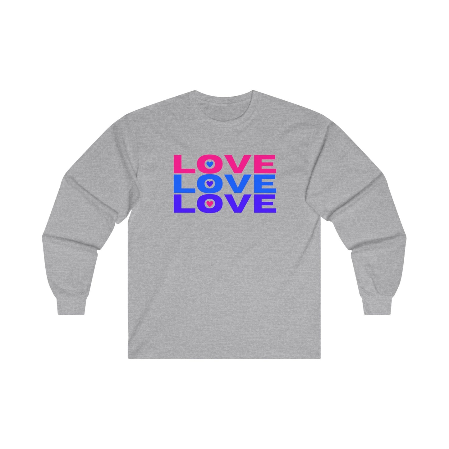 Love Love Love - Long Sleeve Tee