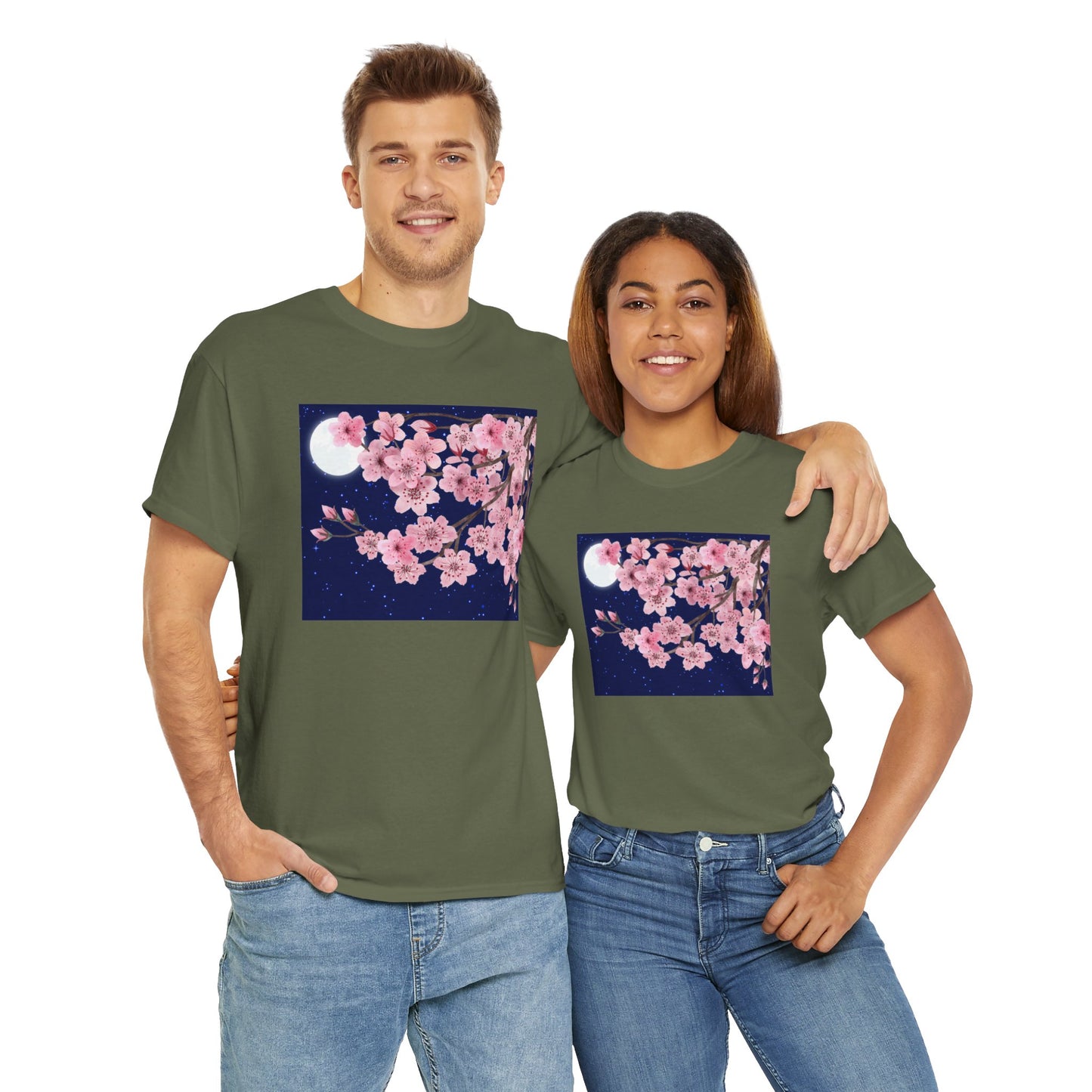 Cherry Blossoms at Night T-shirt