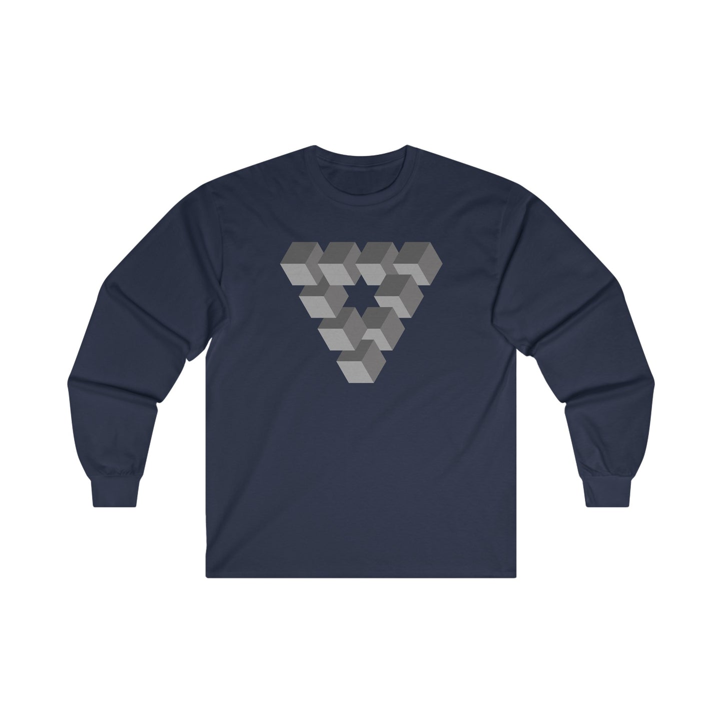 Cube Abstract - Long Sleeve Tee