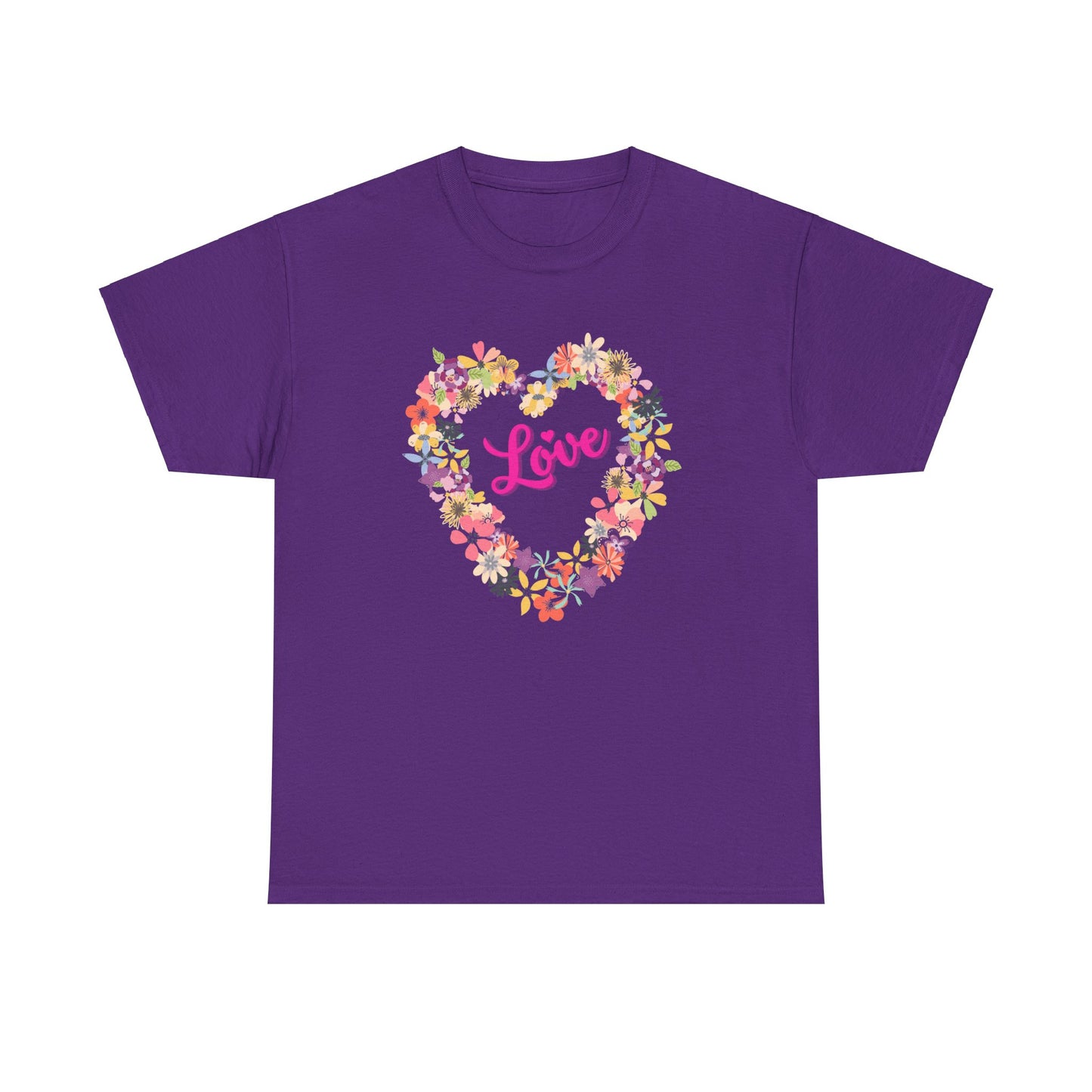 Love with Flower Heart T-shirt