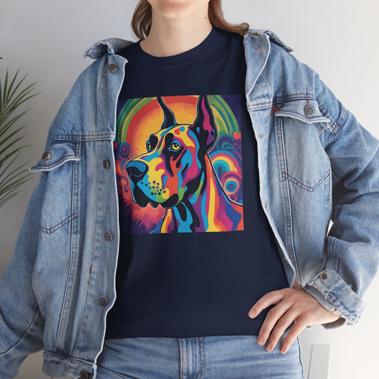 Psychedelic Great Dane T-shirt