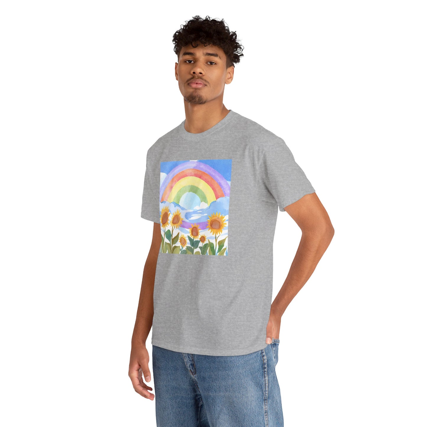 Sunflowers & Rainbow v1 T-shirt