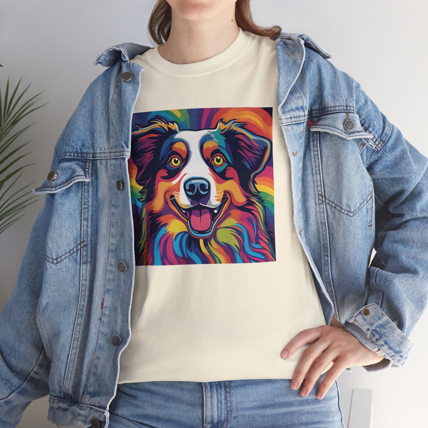 Psychedelic Australian Shepherd T-shirt