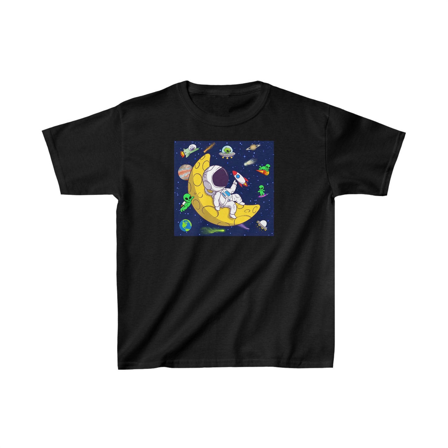 Astronaut Space Fun - Kids Heavy Cotton™ Tee