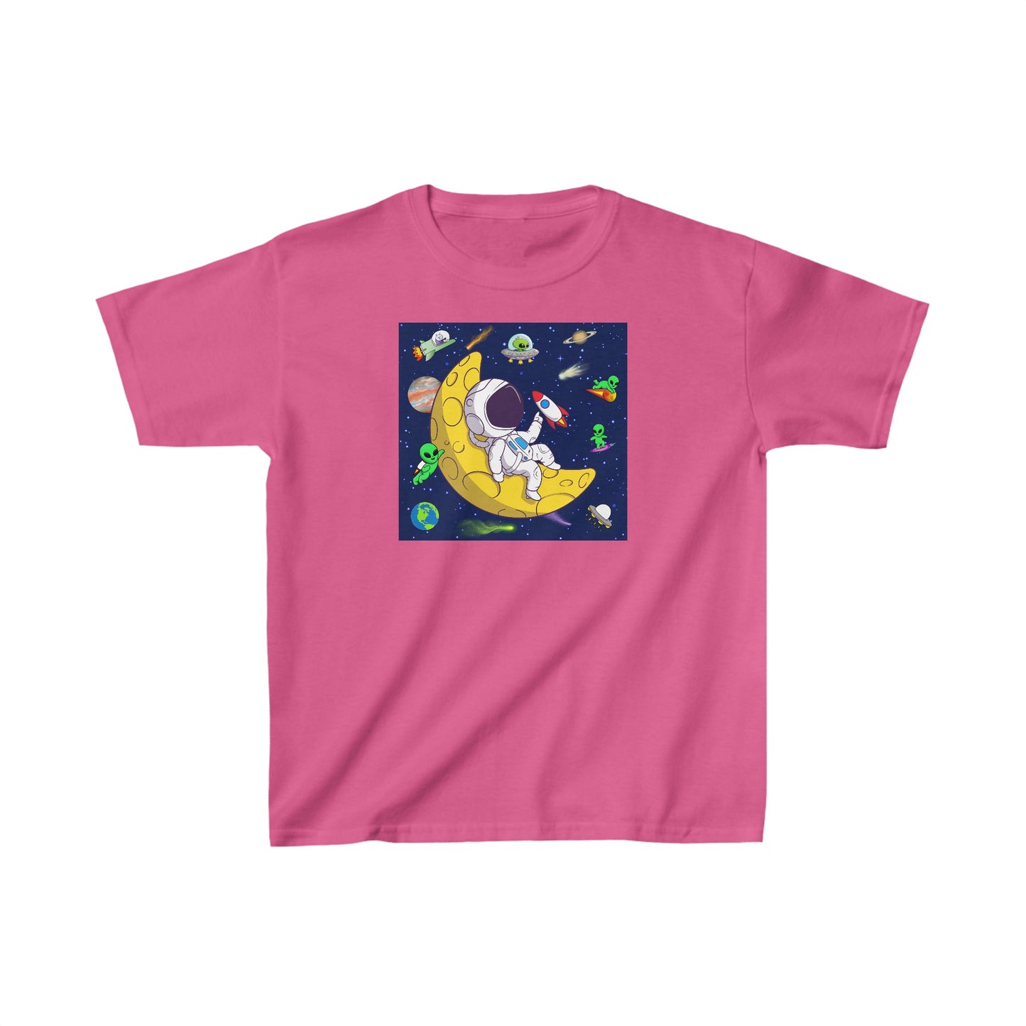 Astronaut Space Fun - Kids Heavy Cotton™ Tee