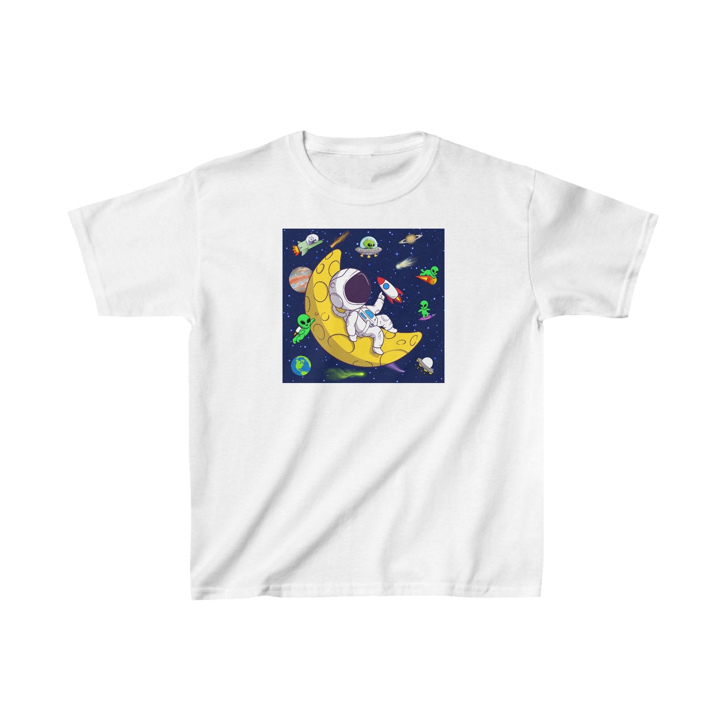 Astronaut Space Fun - Kids Heavy Cotton™ Tee