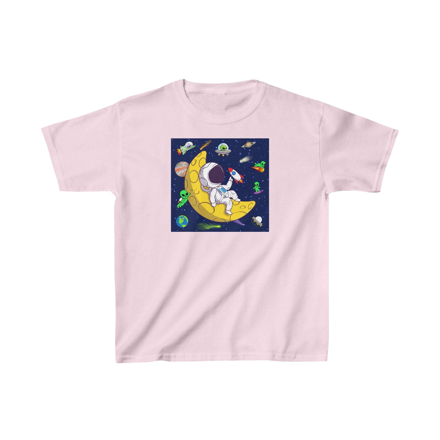 Astronaut Space Fun - Kids Heavy Cotton™ Tee