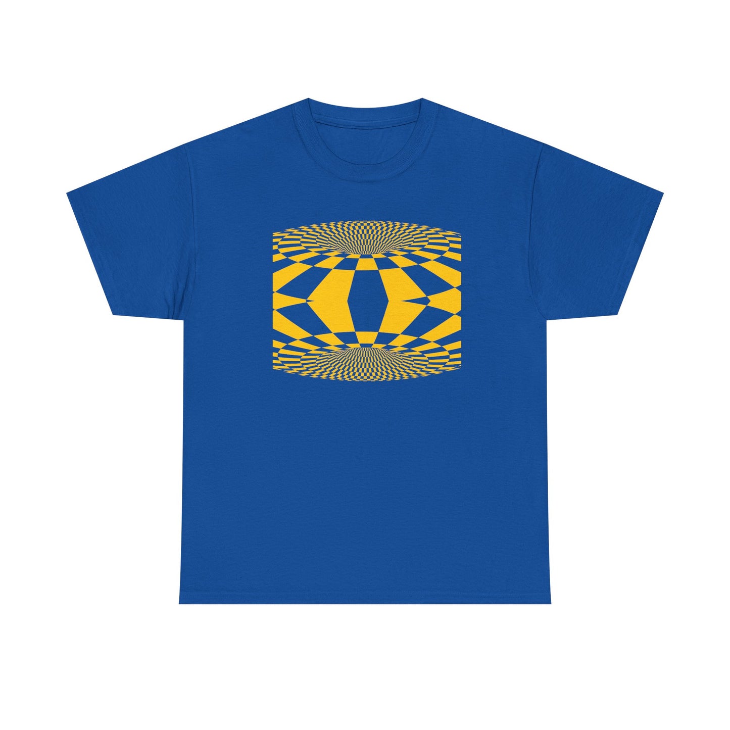 Checkerboard Wheel Illusion T-shirt