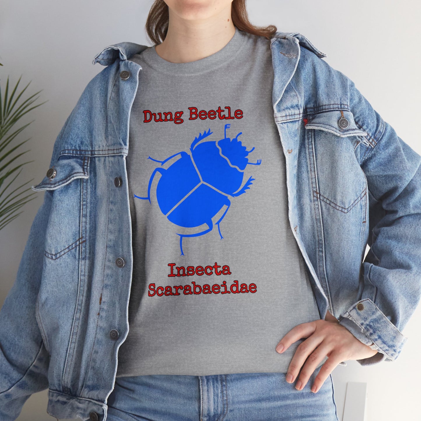 Dung Beetle with Scientific Names T-shirt