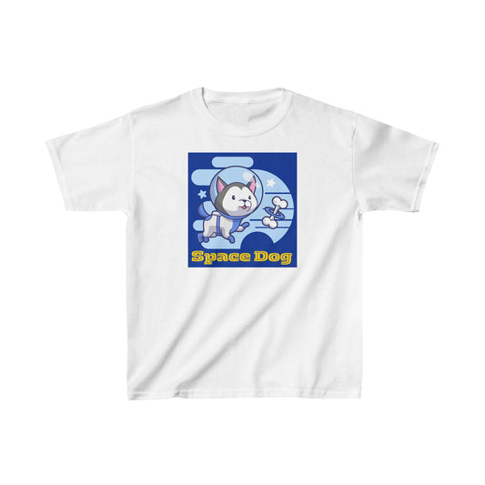 Space Dog - Kids Heavy Cotton™ Tee