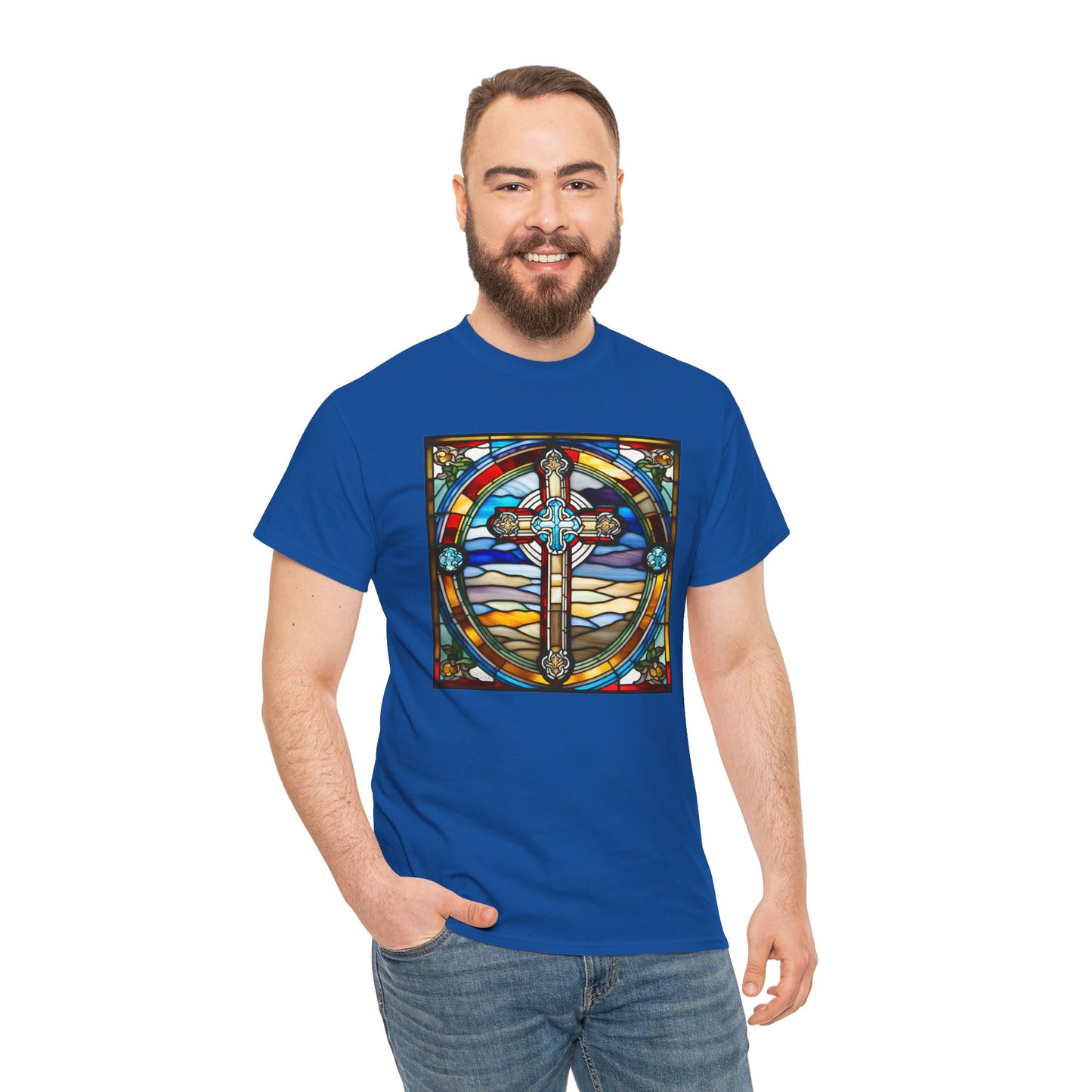 Cross Stained Glass T-shirt