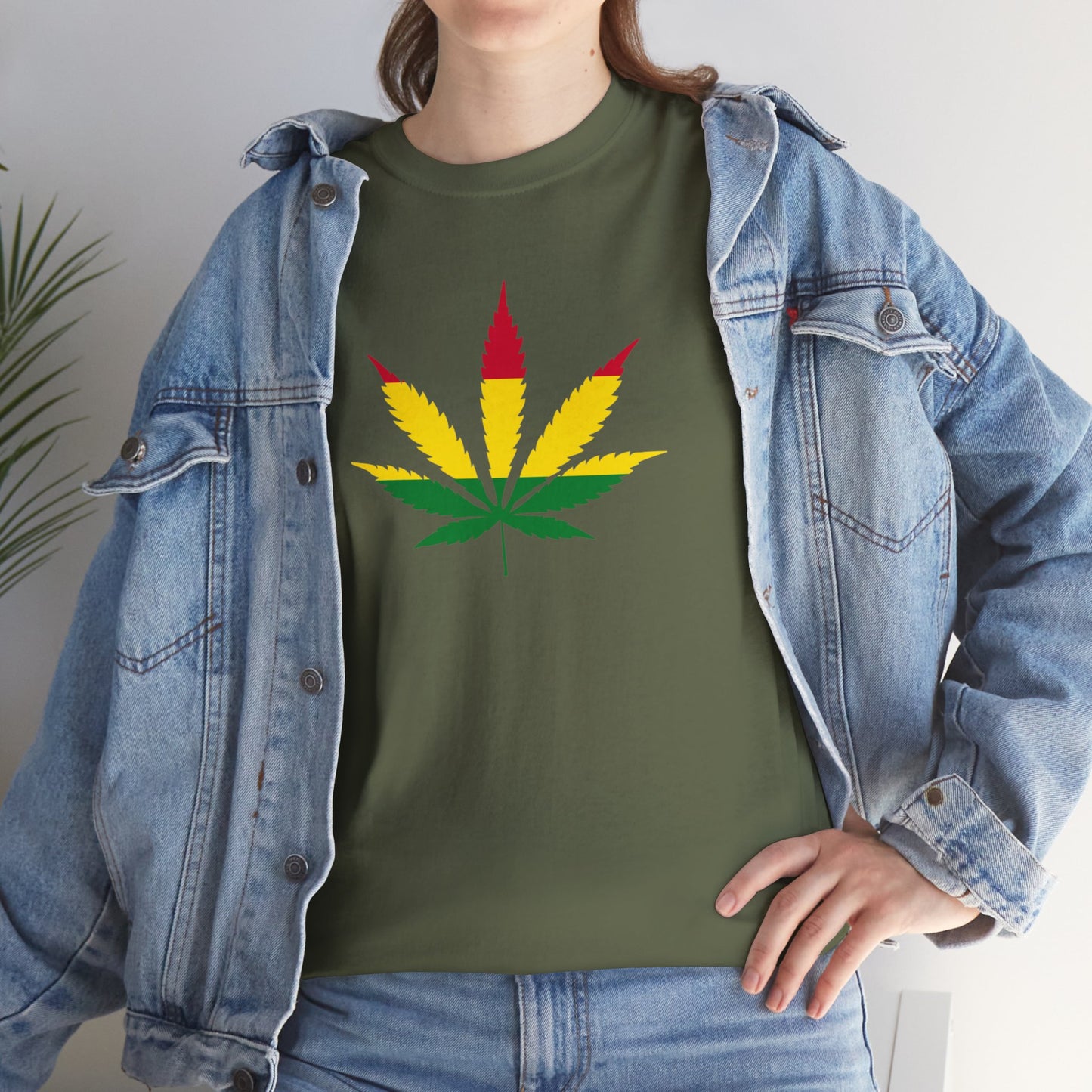 Jamaican Cannabis Leaf T-shirt