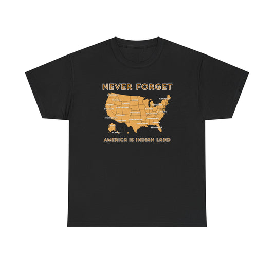 Never Forget - America is Indian Land T-shirt