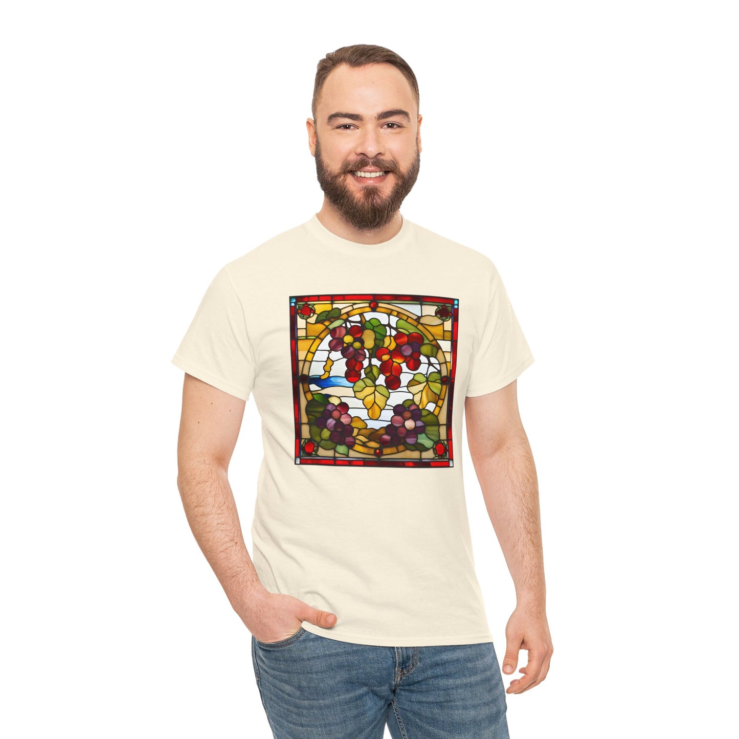 Grapes Stained Glass T-shirt