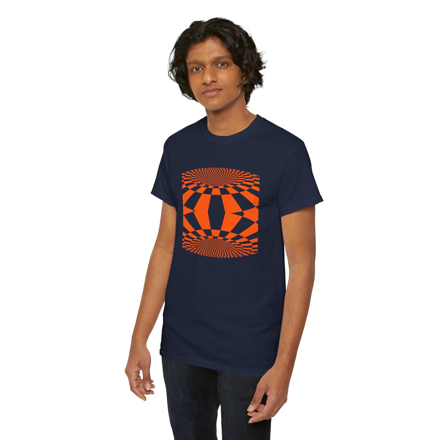Checkerboard Wheel Illusion T-shirt