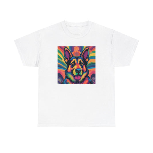 Psychedelic German Shepherd T-shirt